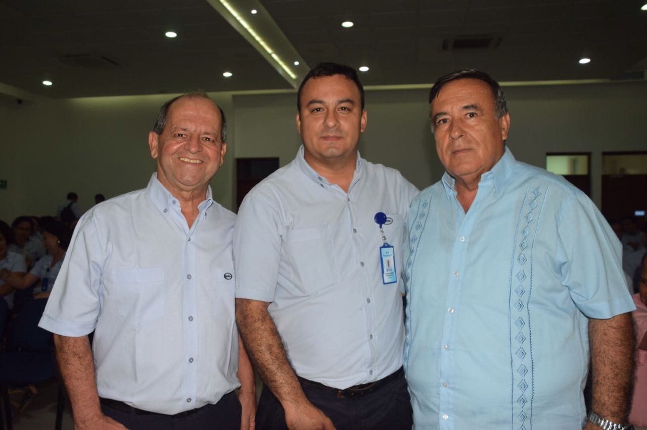 Salvador Gómez, Fabián Gutiérrez y Angelmiro Torres.